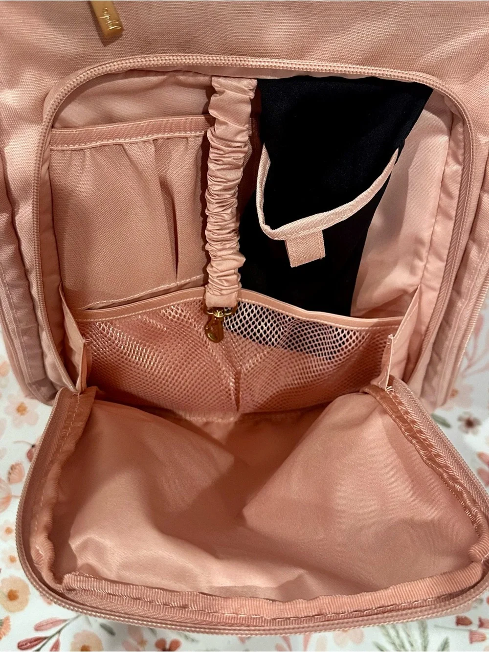 JUJUBE ‘BE RIGHT BACK’ DIAPER BAG BACKPACK PINK BLUSH CHROMATICS